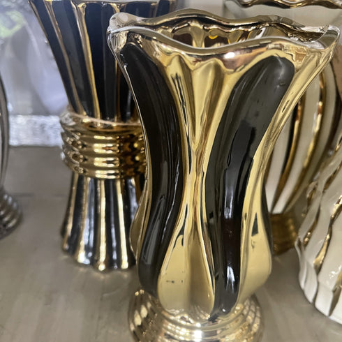 Adore the Decor™ 2 Piece Ceramic Lined Vase Set - 7"